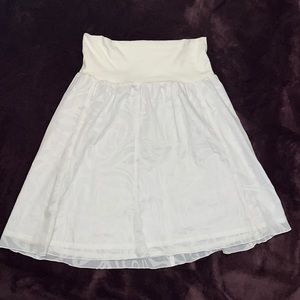 Brand New with tag Loft White Skirt Size XS